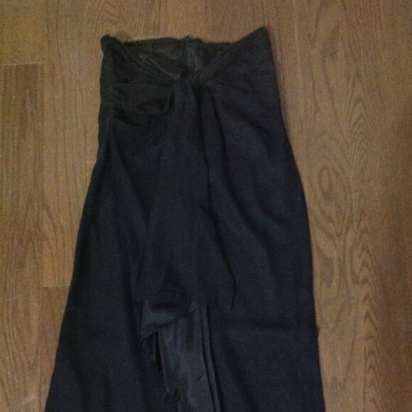 Brand New Halle Berry inspired Black Strapless Gown Dress Size 6 - Picture 5 of 5